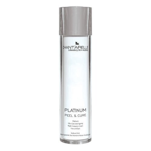 

Ночной компресс-крем, 50мл, CHANTARELLE Platinum Ultra Cure Anti-Ageing Night Compress-Cream Face and Eyes PLATINUM PEEL & CURE Platinum