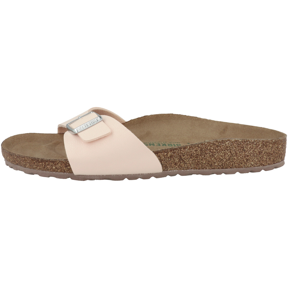 

Мюли Birkenstock Pantolette Madrid Birko Flor Nubuk schmal, розовый