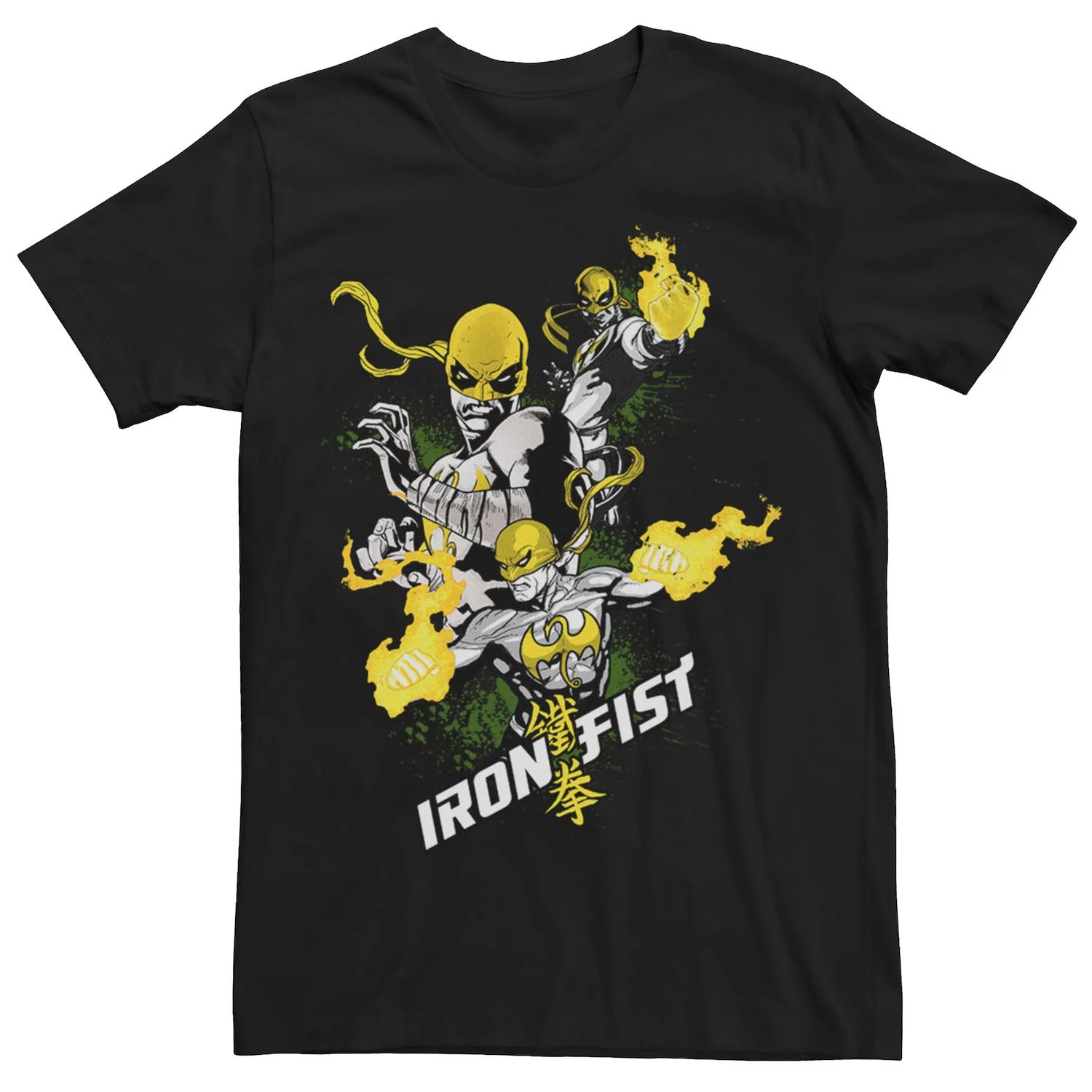 Мужская футболка с рисунком Marvel Iron Fist Power printio футболка с полной запечаткой мужская iron fist