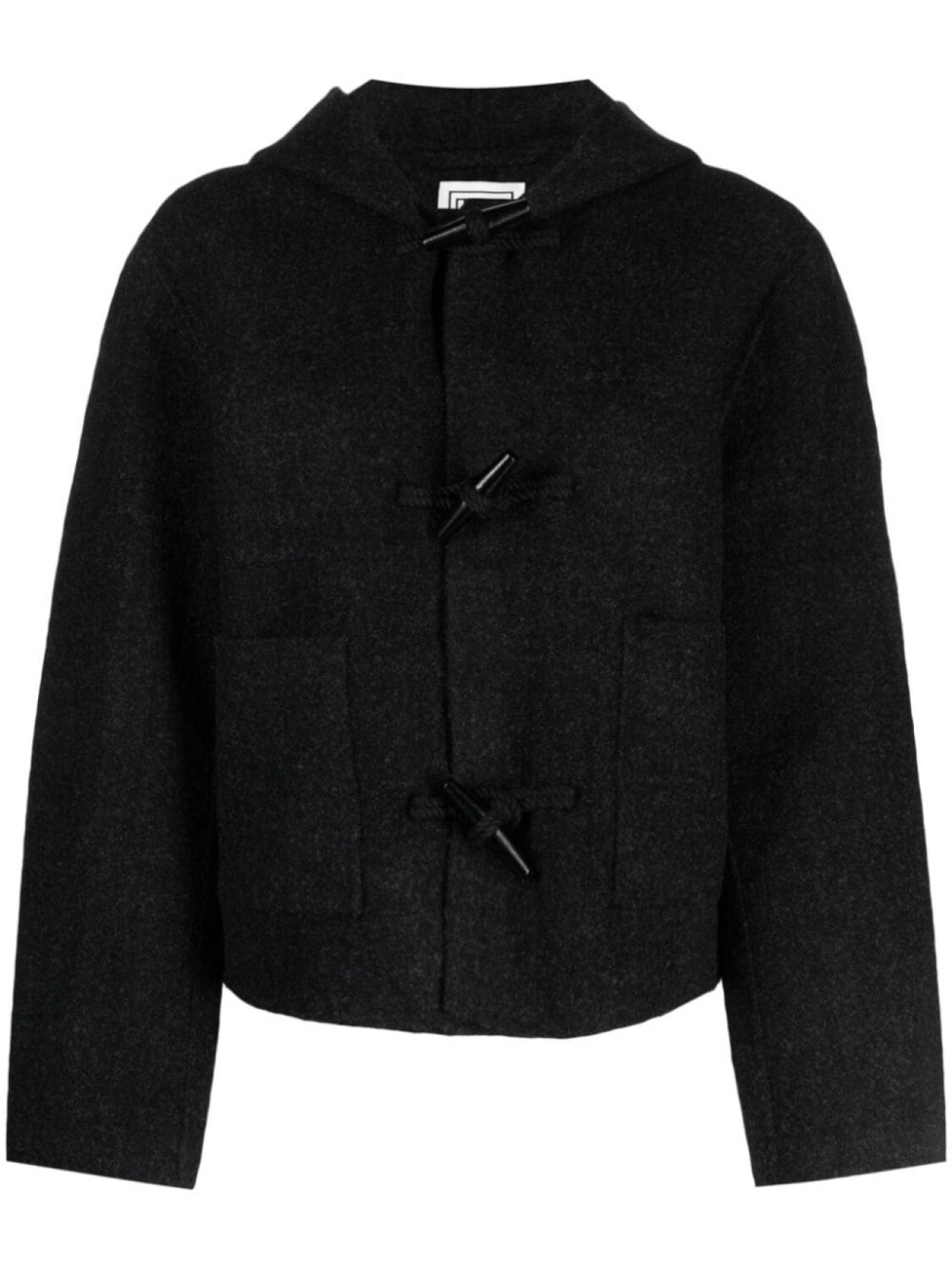 

TOTEME фетровый дафлкот с капюшоном, серый