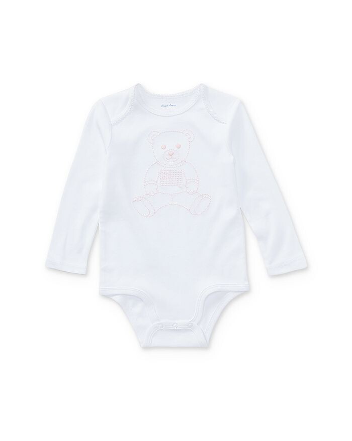 

Боди с вышивкой Polo Bear для девочек - для малышей Ralph Lauren