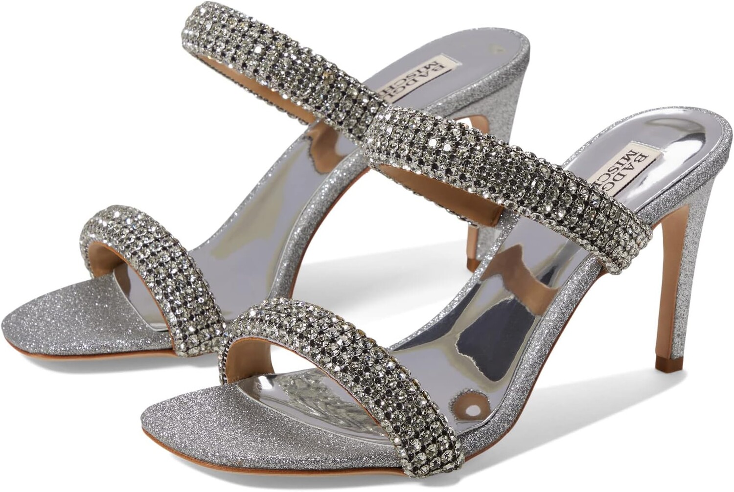 

Босоножки Sade Badgley Mischka, цвет Silver Textile