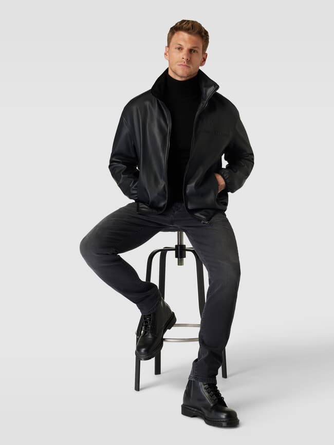 

Куртка с воротником стойкой ARMANI EXCHANGE, черный