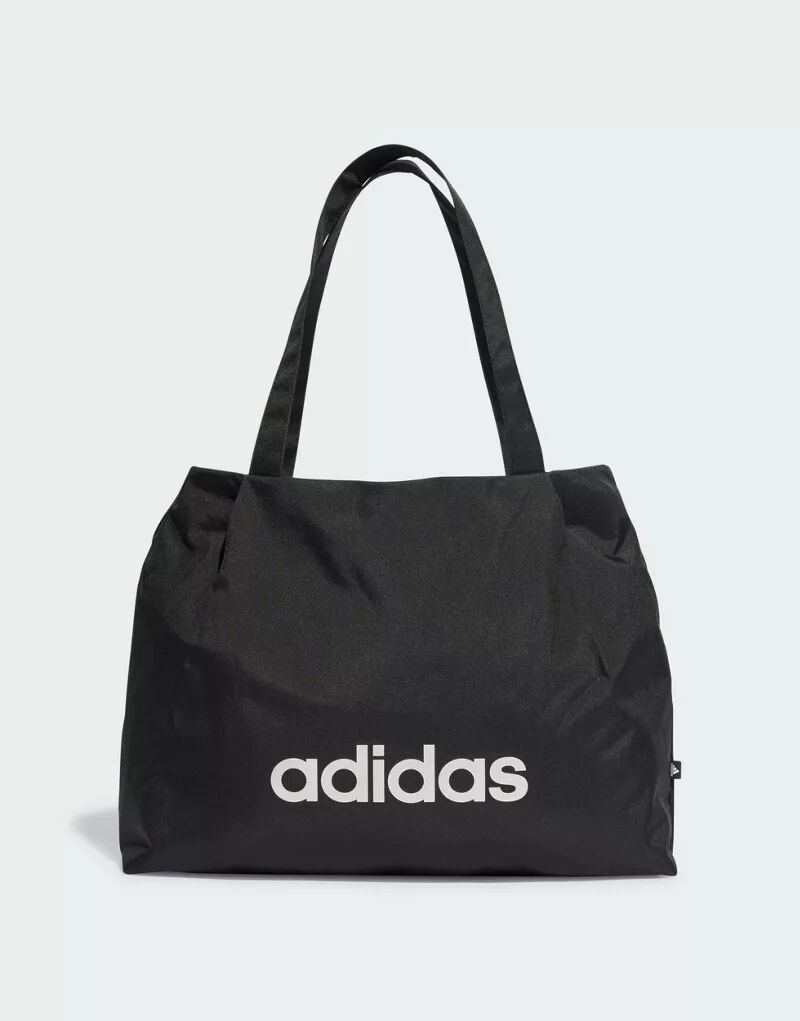 Черная сумка-тоут adidas Linear Essentials adidas performance черная сумка тоут adidas linear essentials adidas performance