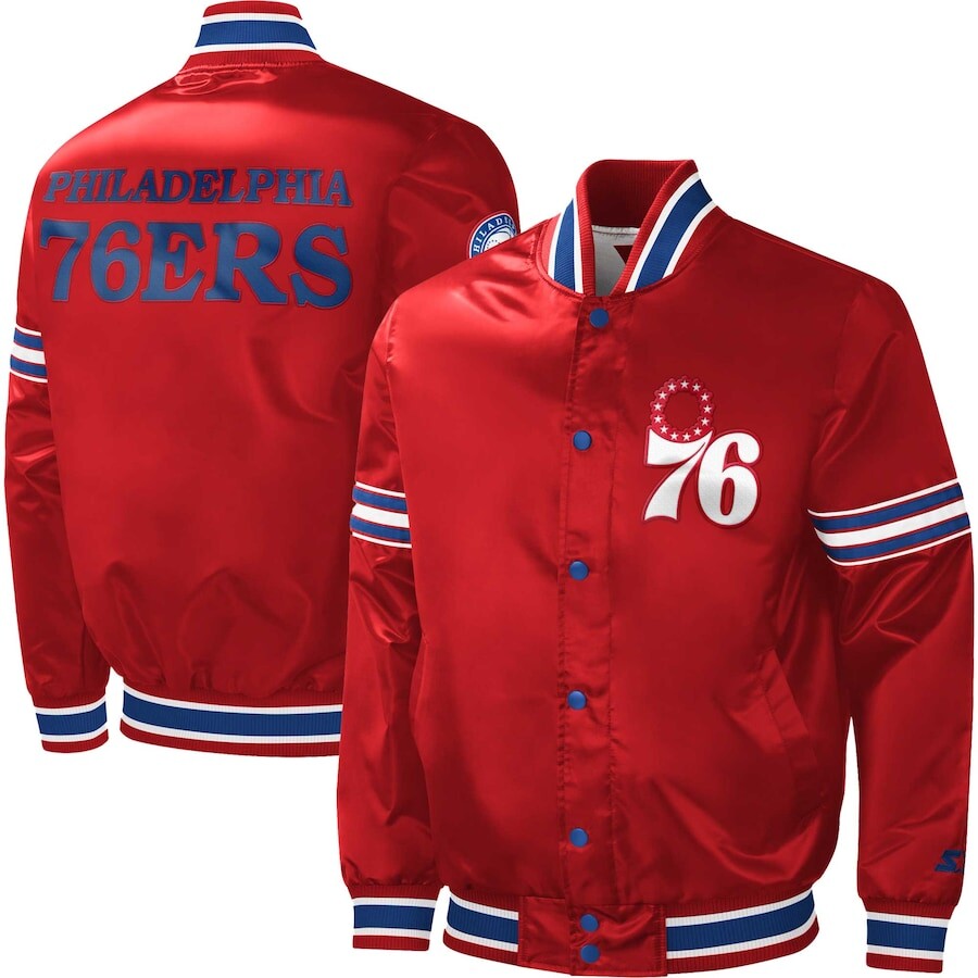 

Куртка Starter Philadelphia 76Ers, красный