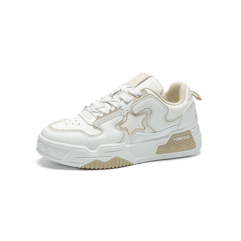 

Кроссовки Forever 21 Skateboarding Shoes Unisex Low-top, бежевый