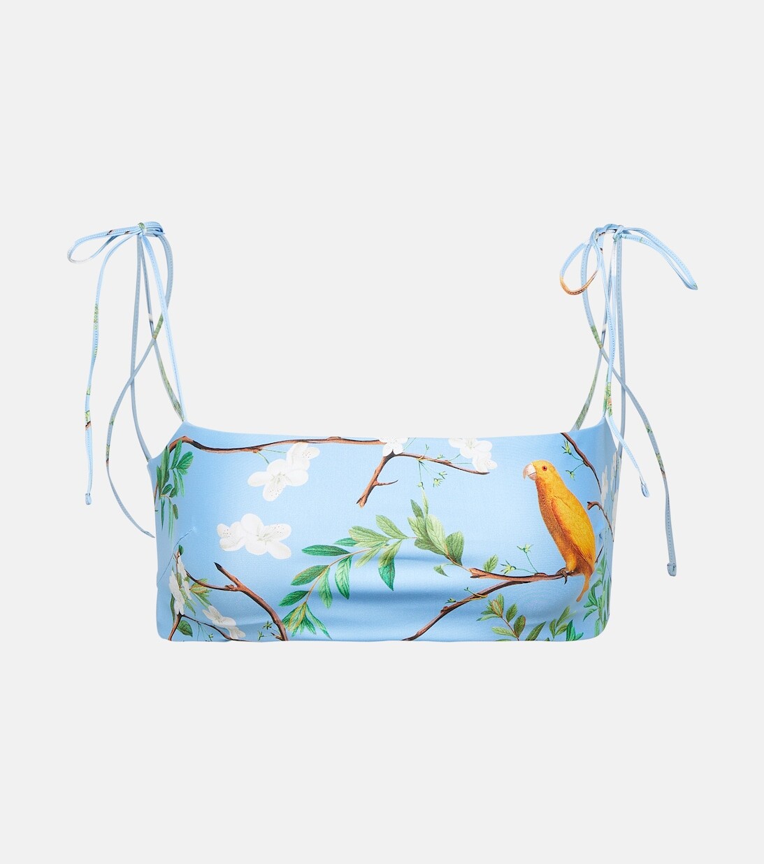 

Лиф бикини Primavera Aves с принтом AGUA BY AGUA BENDITA, синий