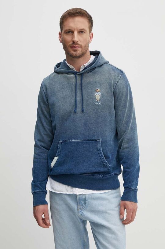 

Хлопковая толстовка Polo Ralph Lauren, синий