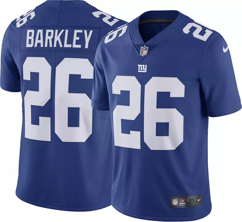 

Мужская майка Nike New York Giants Saquon Barkley #26 Vapor Limited Royal