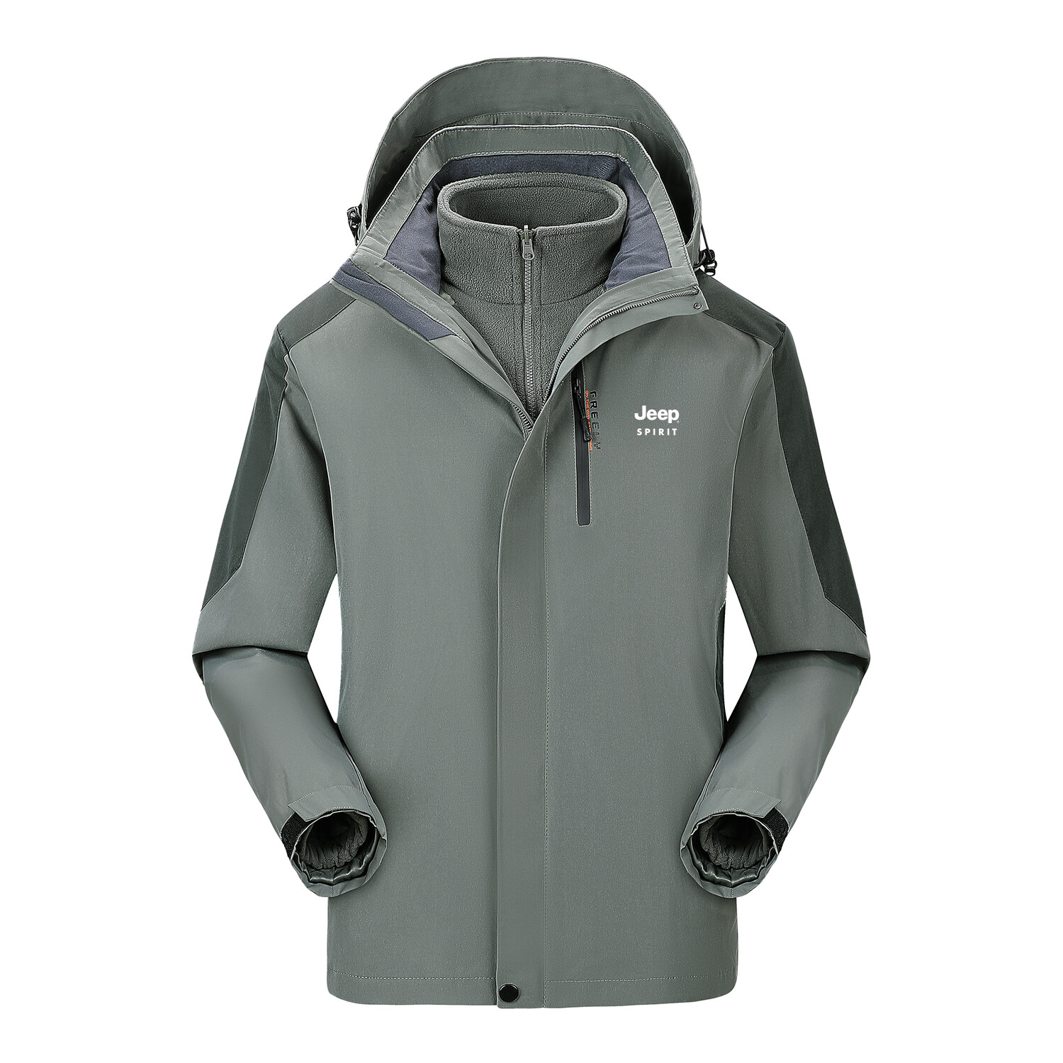 

Ветровка Куртка Унисекс Jeep Spirit, цвет Male dark gray