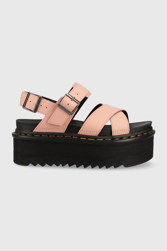 

Кожаные сандалии Voss II Quad Dr. Martens, розовый