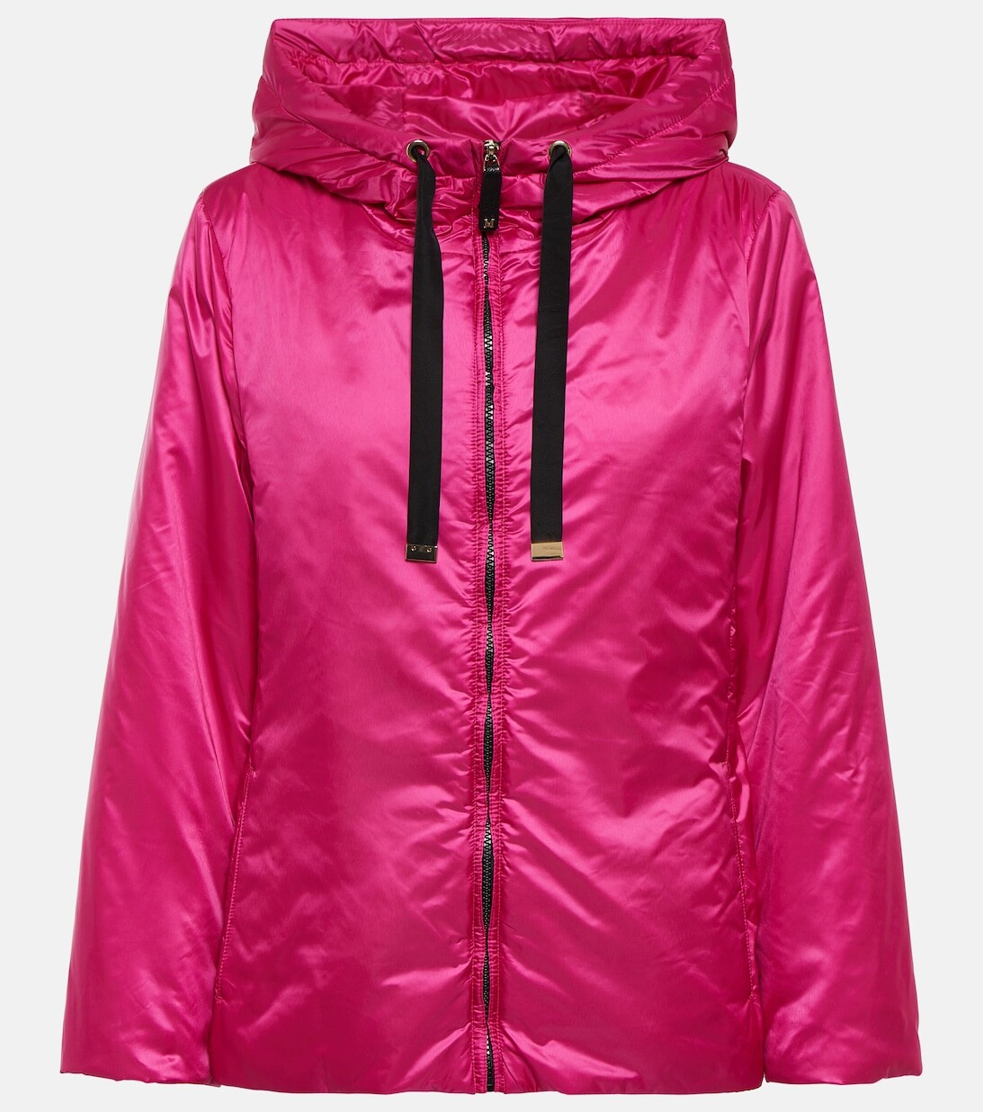 

Зеленый пуховик MAX MARA, розовый