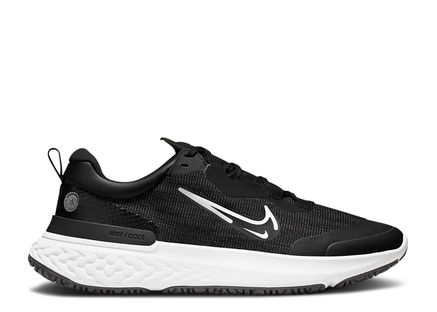 

Кроссовки Nike React Miler 2 Shield 'Black White', черный