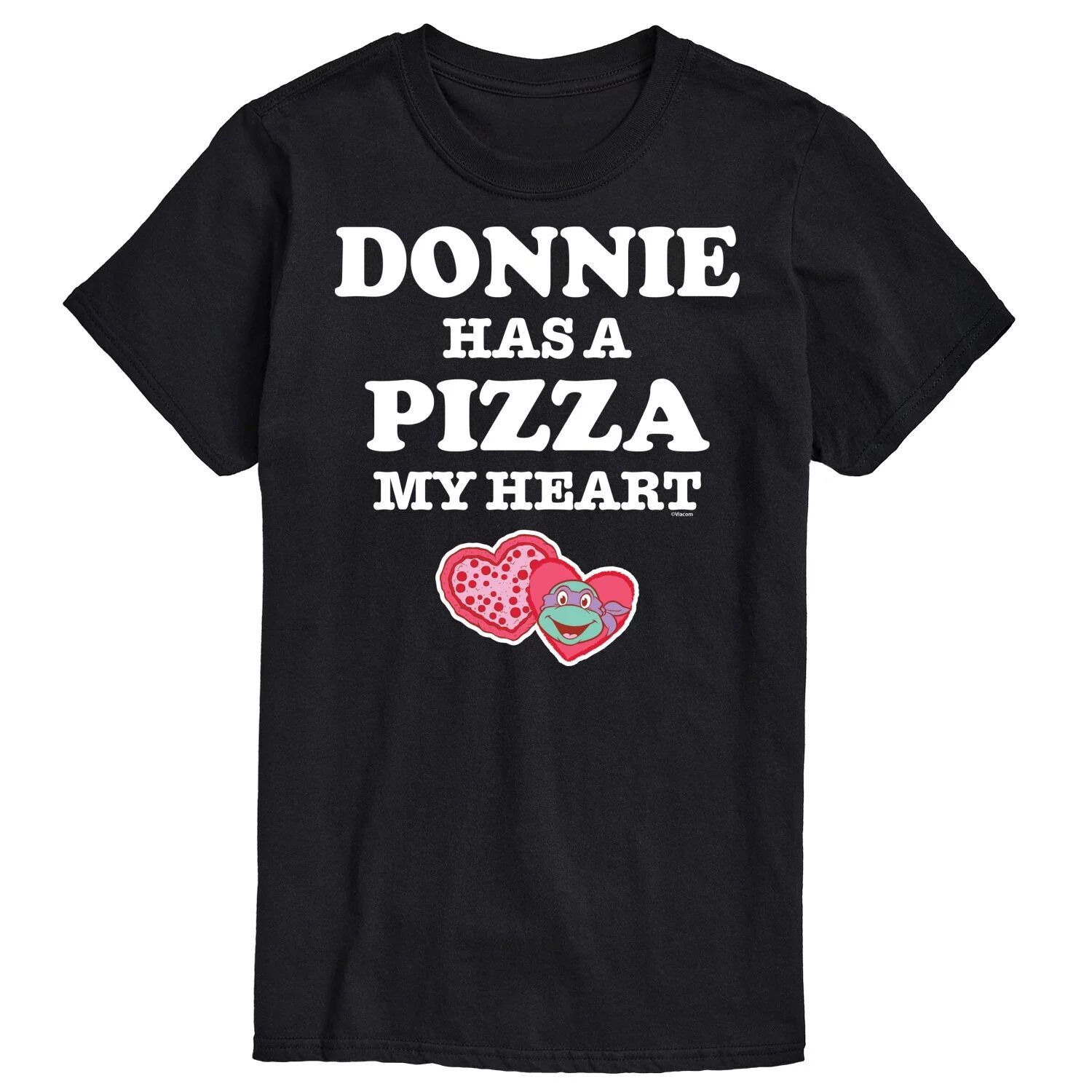 Мужская футболка TMNT Pizza My Heart Donnie Licensed Character