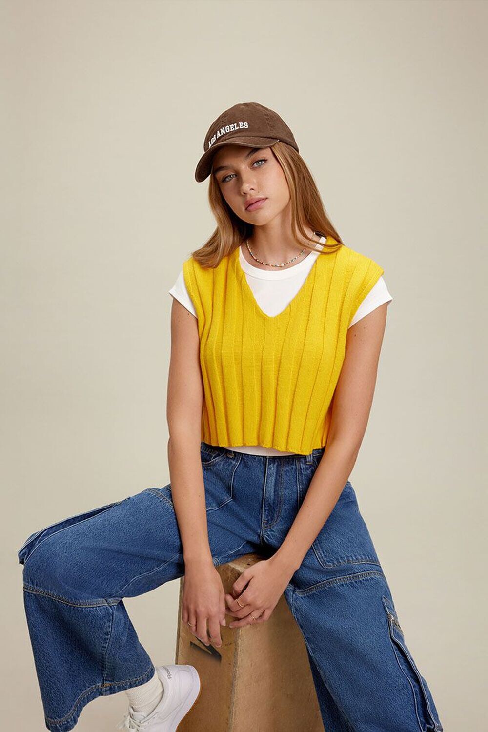 

Укороченный свитер-жилет Forever 21