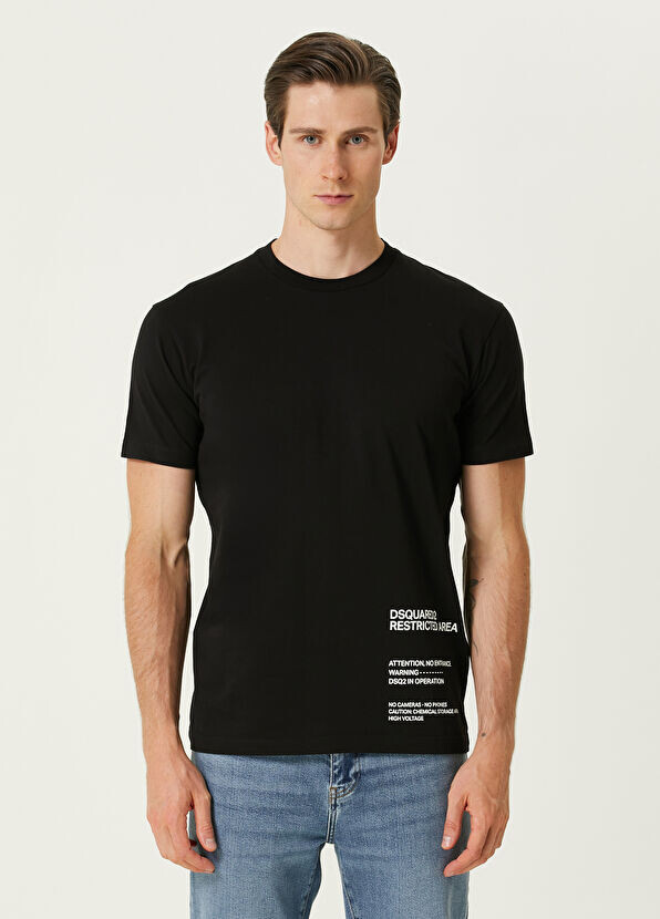 

Футболка с логотипом Dsquared2, черный