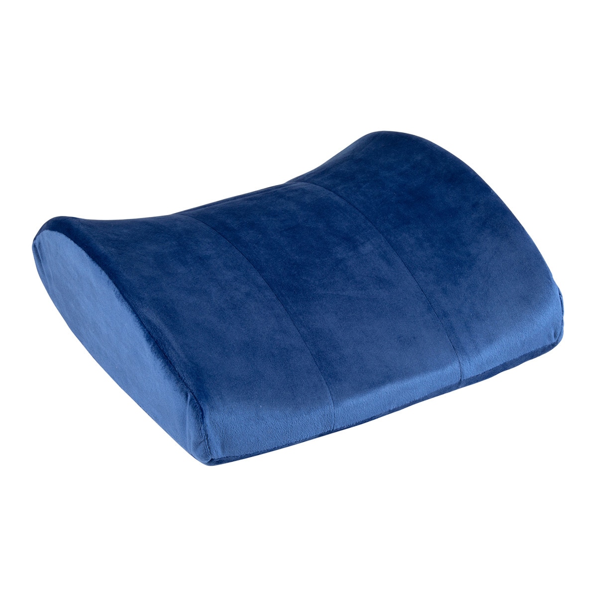 Велюровая поясничная подушка Basics El Corte Inglés, темно-синий