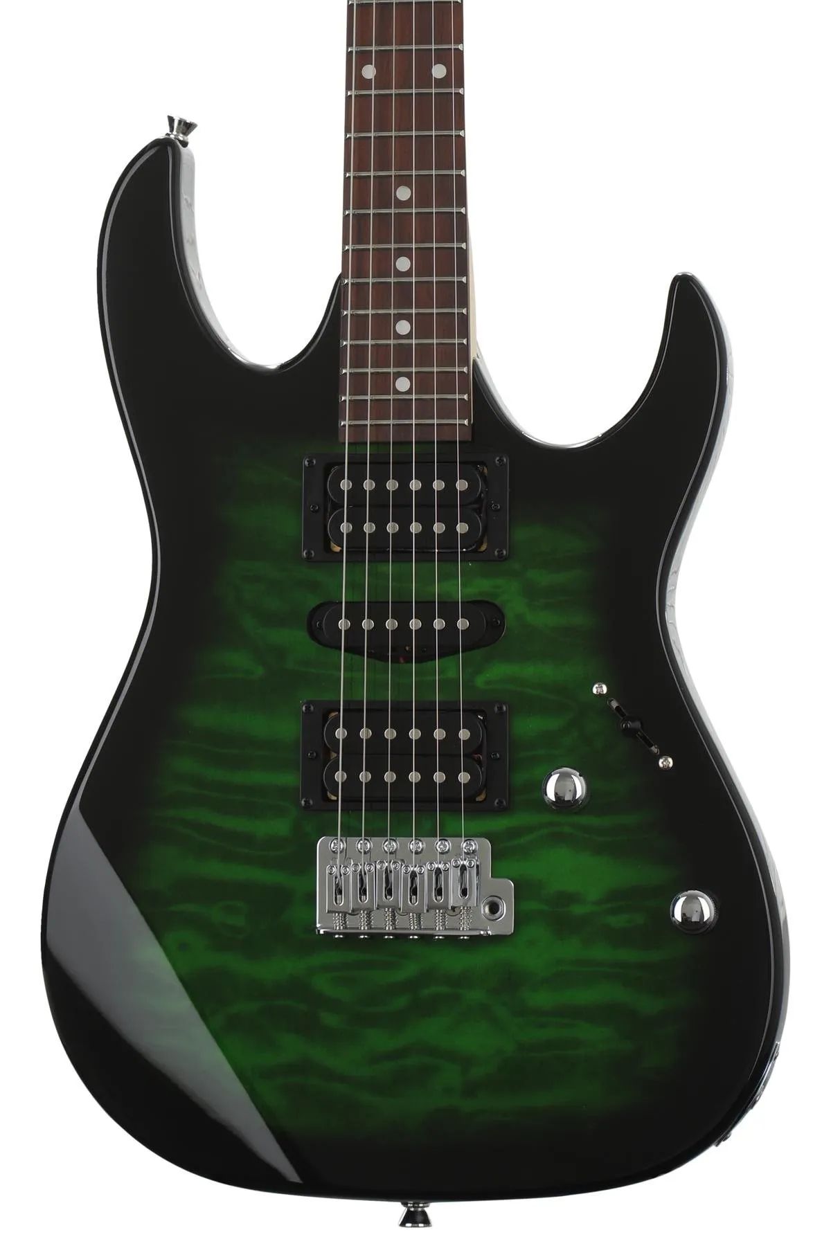 

Электрогитара Ibanez Gio GRX70QA - Transparent Emerald Burst