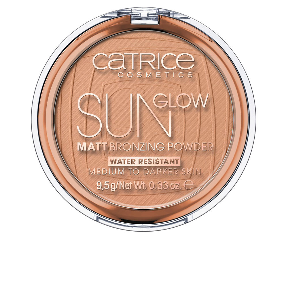 Пудра Sun glow matt bronzing powder Catrice, 9,5 г, 035-universal bronze матовая бронзирующая пудра sun glow matt bronzing