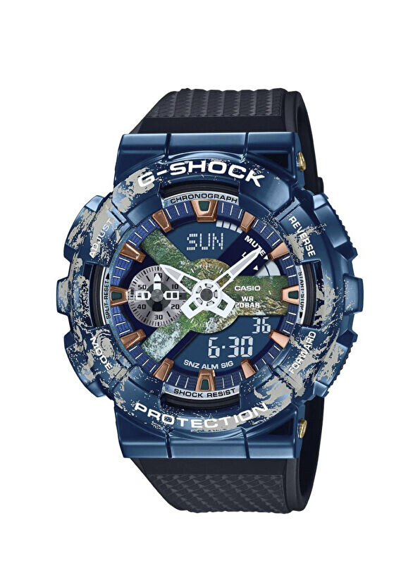 

Часы мужские наручные пластиковые Gm-110Earth-1Adr Casio, мультиколор