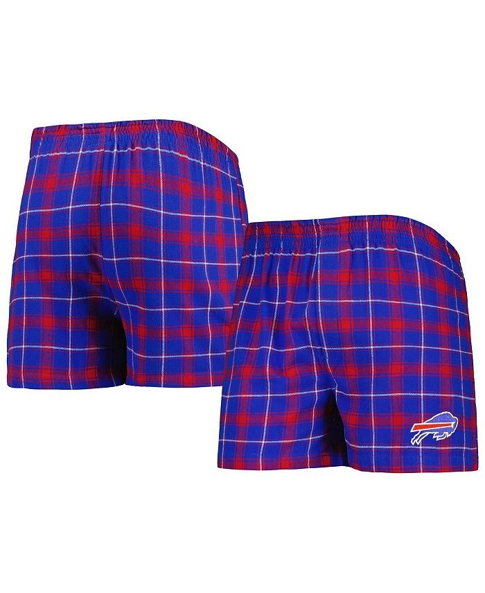 

Мужские фланелевые боксеры Ledger Royal, красные Buffalo Bills Concepts Sport, синий