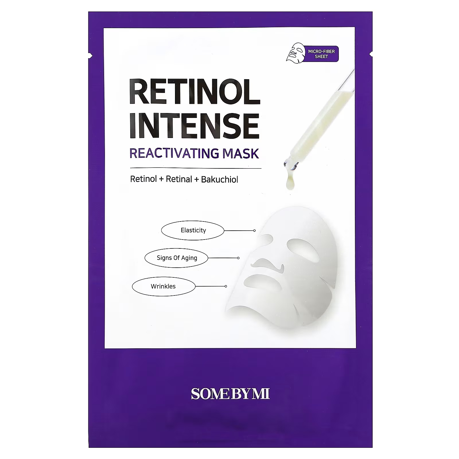 Маска тканевая Some By Mi Retinol Intense Reactivating some by mi retinol intense reactivating mask
