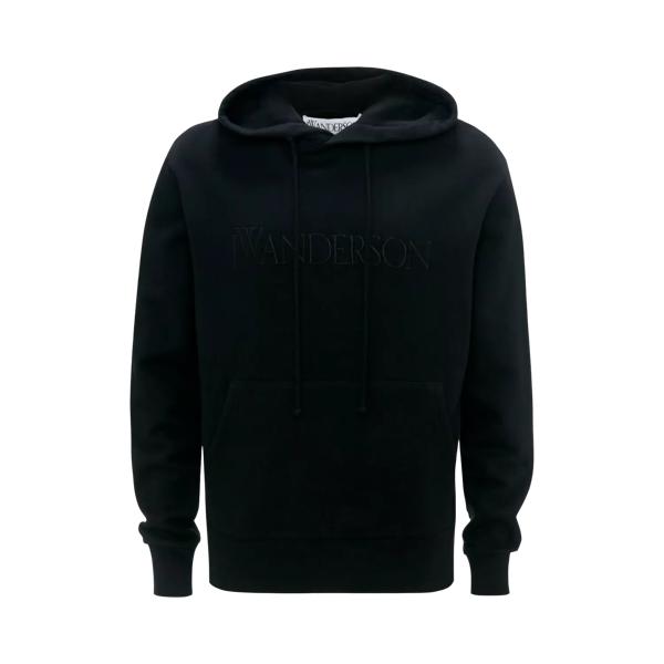 

Футболка hoodie mit logo black black J.W. Anderson, черный