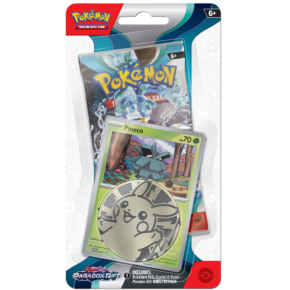 

Карточная игра The Pokemon Company Int'l Pokemon TCG: Paradox Rift: Checklane Blister (Pineco)