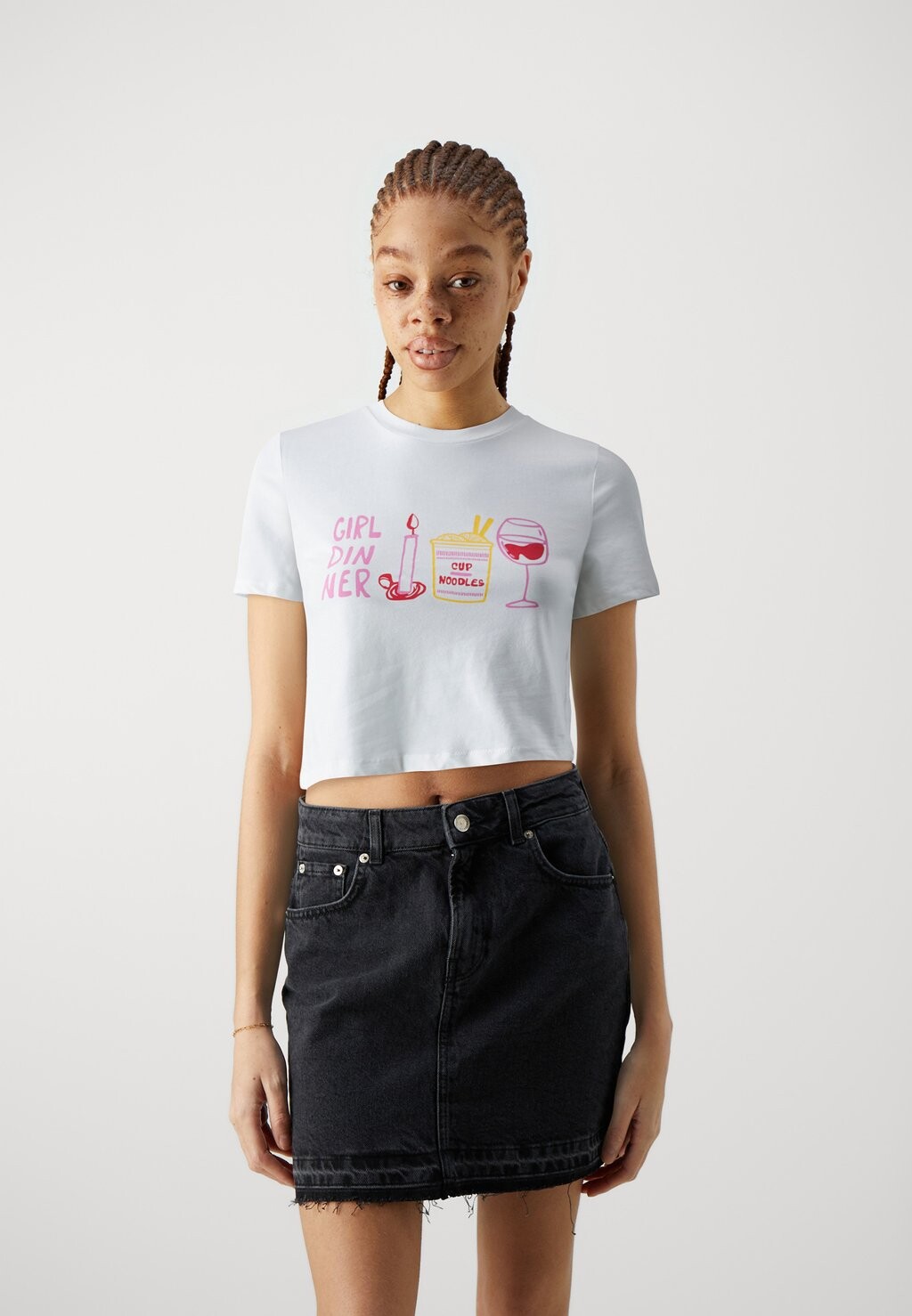 

Футболка с принтом SNLUNA BABY TEE SOMETHINGNEW, цвет star white