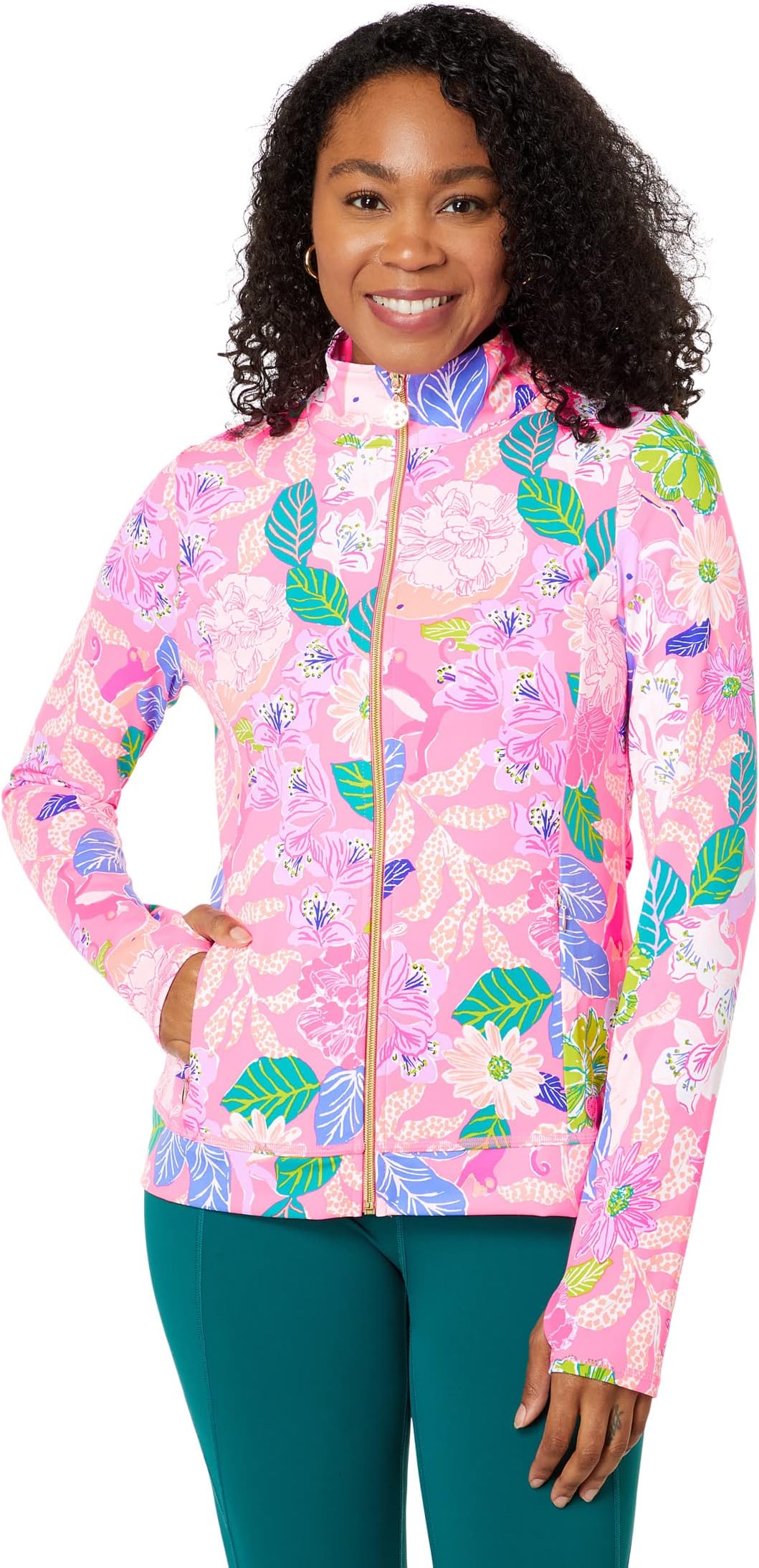 Куртка Brittana Jacket Upf 50+ Lilly Pulitzer, цвет Pink Isle Best of Friends дружные котята best friends