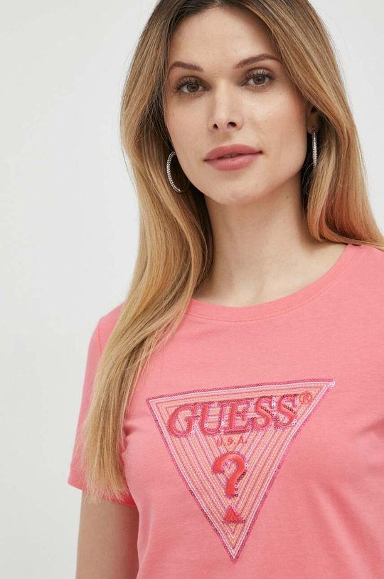 

Футболка Guess, розовый