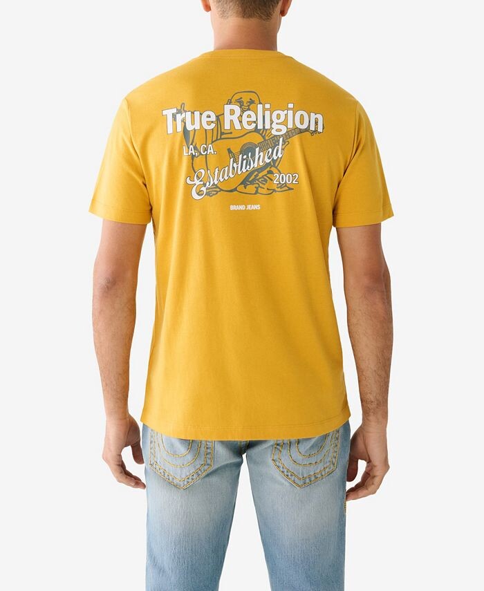 

Мужская футболка с коротким рукавом True Religion, желтый