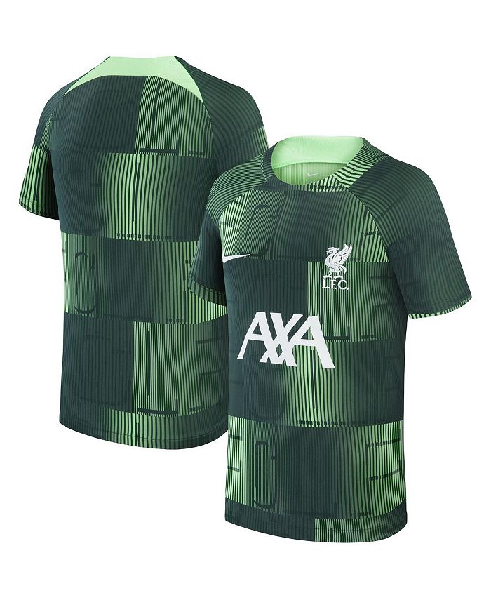 цена Джерси Big Boys and Girls Green Liverpool 2023/24, выездная предматчевая футболка Nike, зеленый