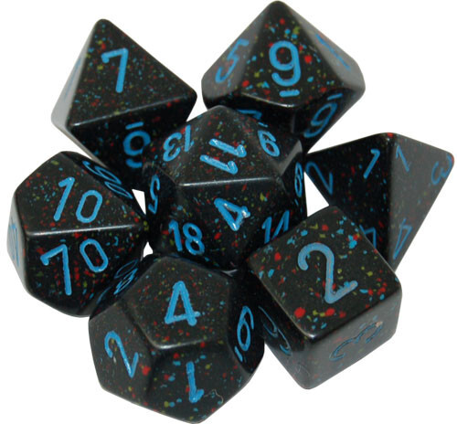

Аксессуары Chessex Chessex Dice Set: Speckled Blue Stars (7)