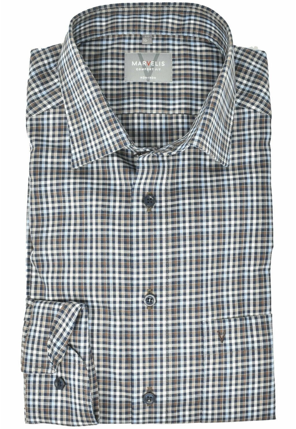 

Рубашка COMFORT FIT Marvelis, коричневый