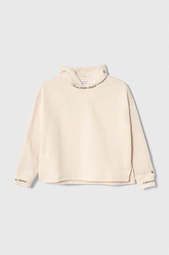 

Детская толстовка Calvin Klein Jeans, бежевый