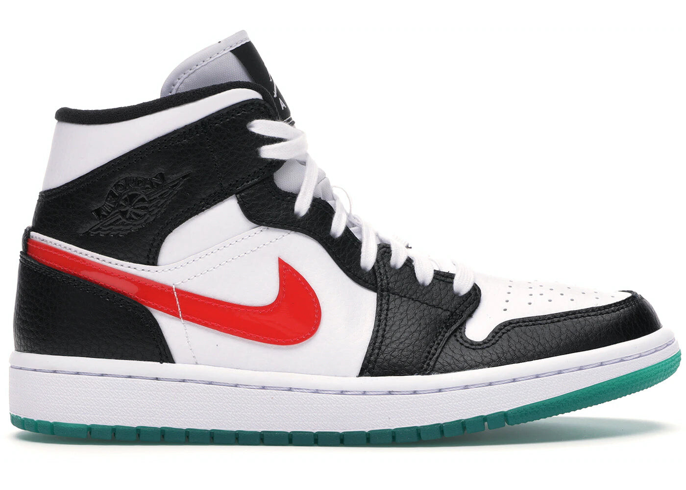 

Кроссовки Nike Air Jordan 1 Mid Alternate Swoosh Red Yellow