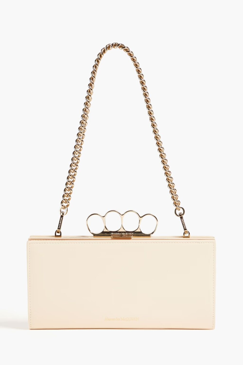 

Украшенная кожаная сумка на плечо Alexander Mcqueen, цвет Blush