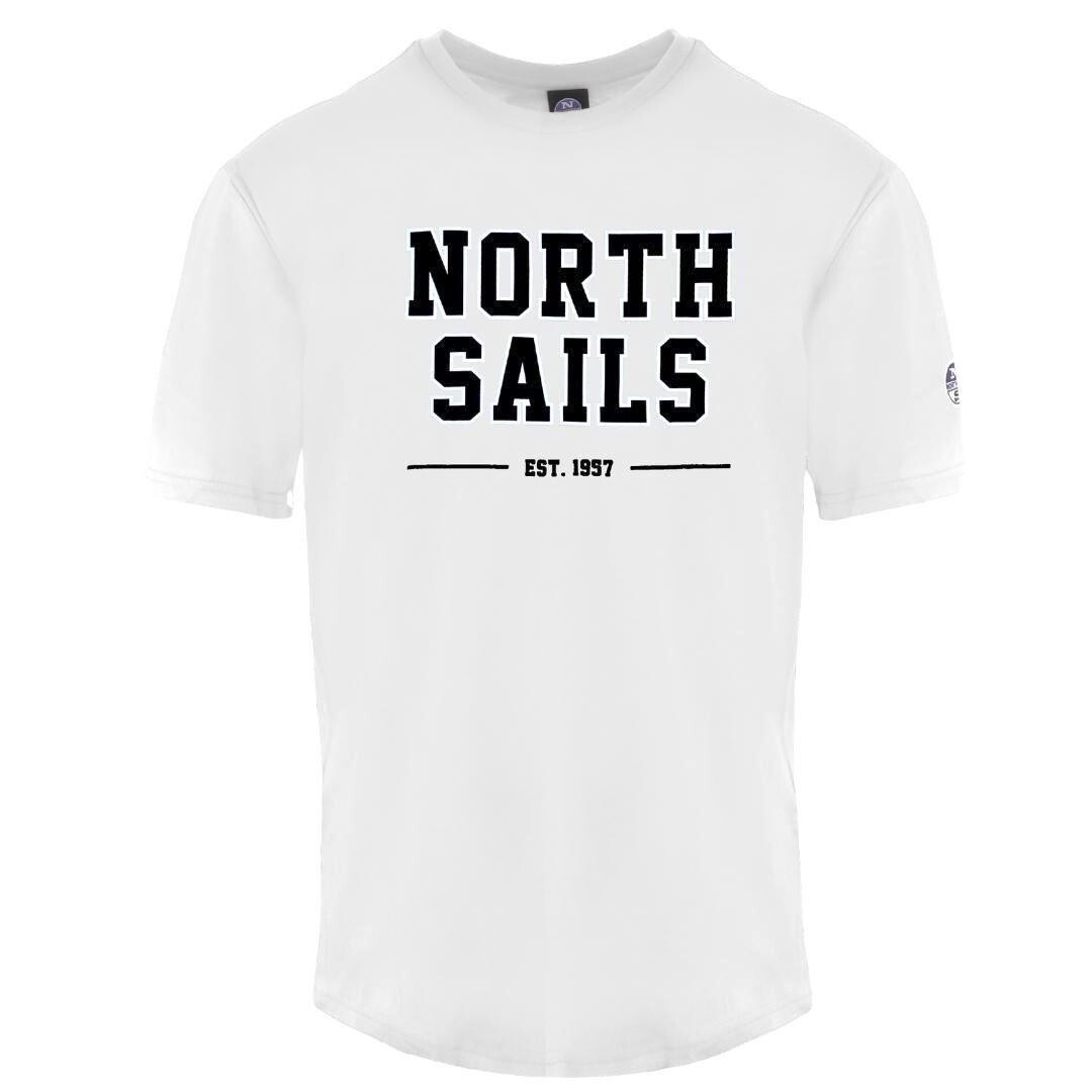 

Est 1997 Белая футболка North Sails, белый