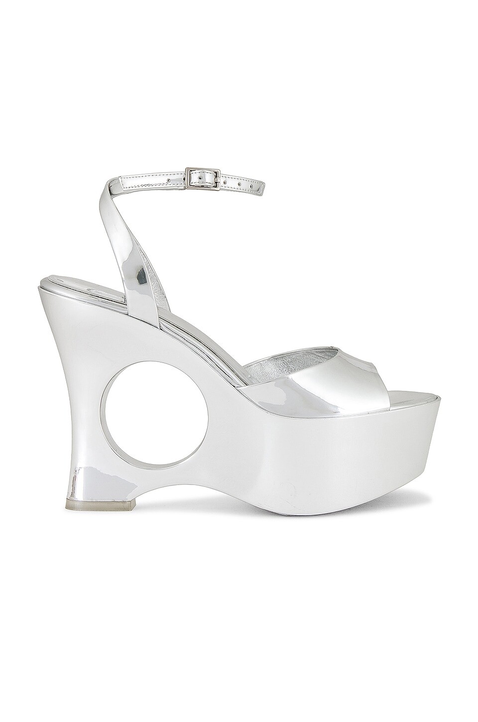 

Сандалии Jeffrey Campbell Dream-On, цвет Silver Patent