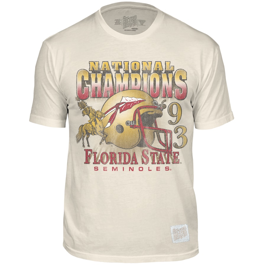 

Футболка с коротким рукавом Original Retro Brand Florida State Seminoles, кремовый