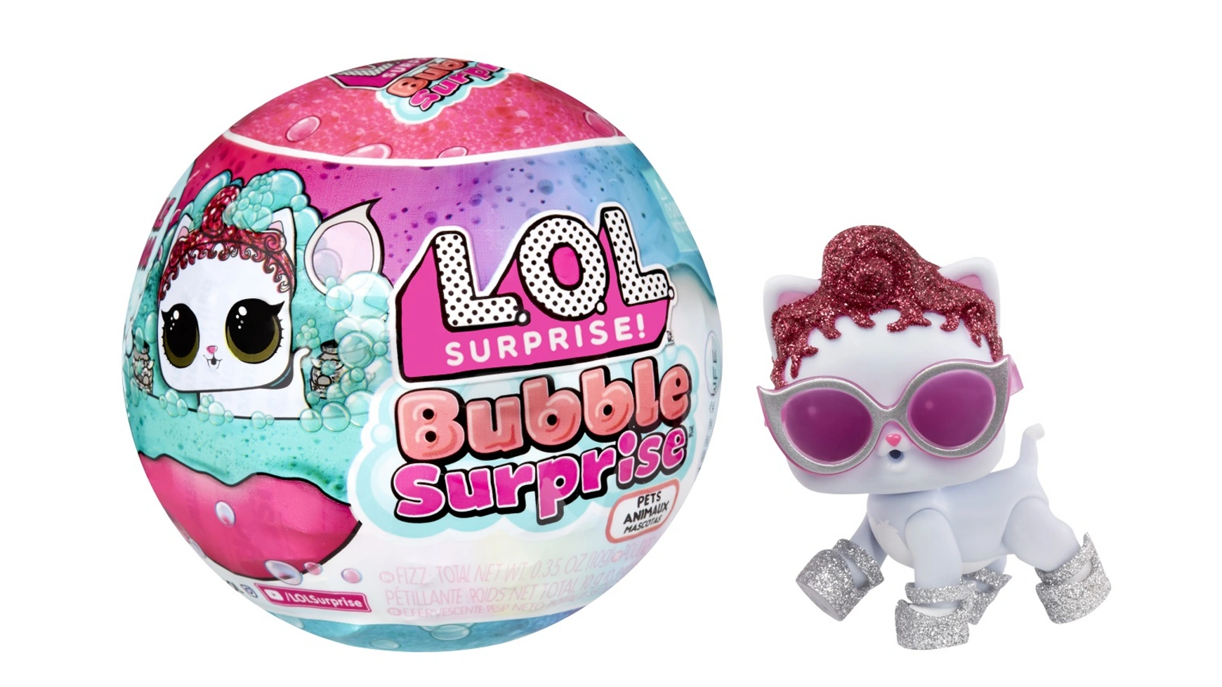 Сюрприз bubble surprise pets, в ассортименте, 1 шт Lol Surprise игрушка lol питомец color change pets asst in pdq 1 шт