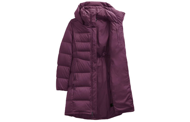 

Пуховик женский фиолетовый The North Face