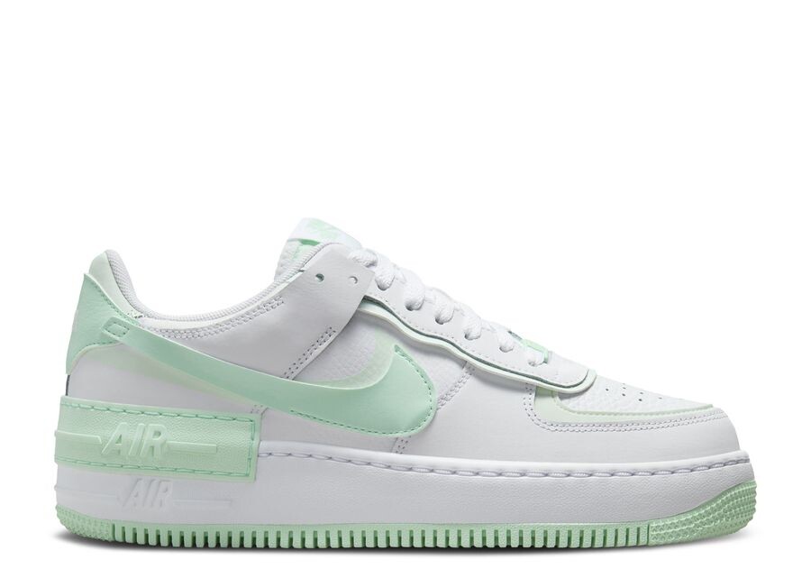 

Кроссовки Nike Wmns Air Force 1 Shadow, цвет White Barely Green