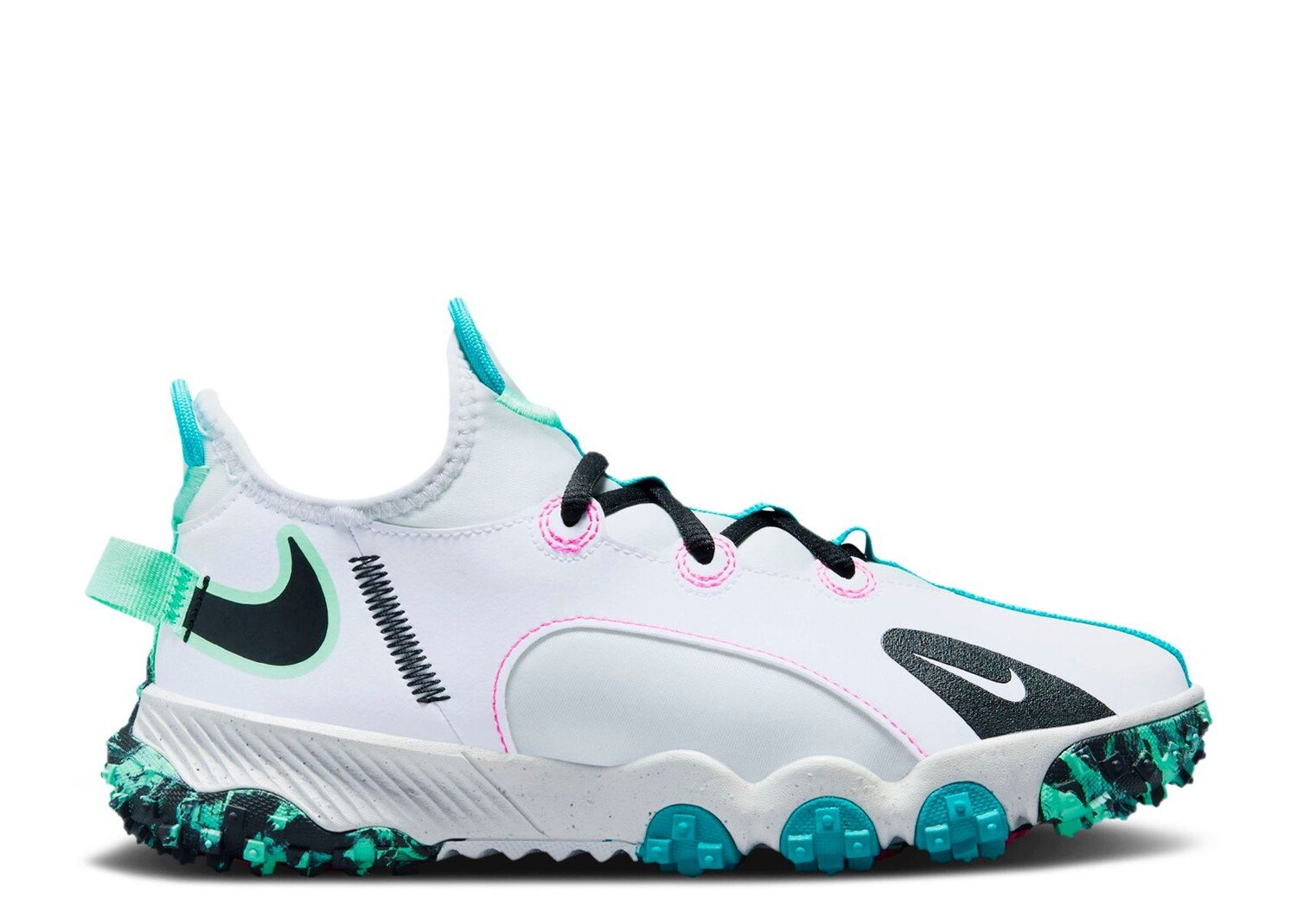 

Кроссовки Nike Future Field Gs 'White Green Glow', белый