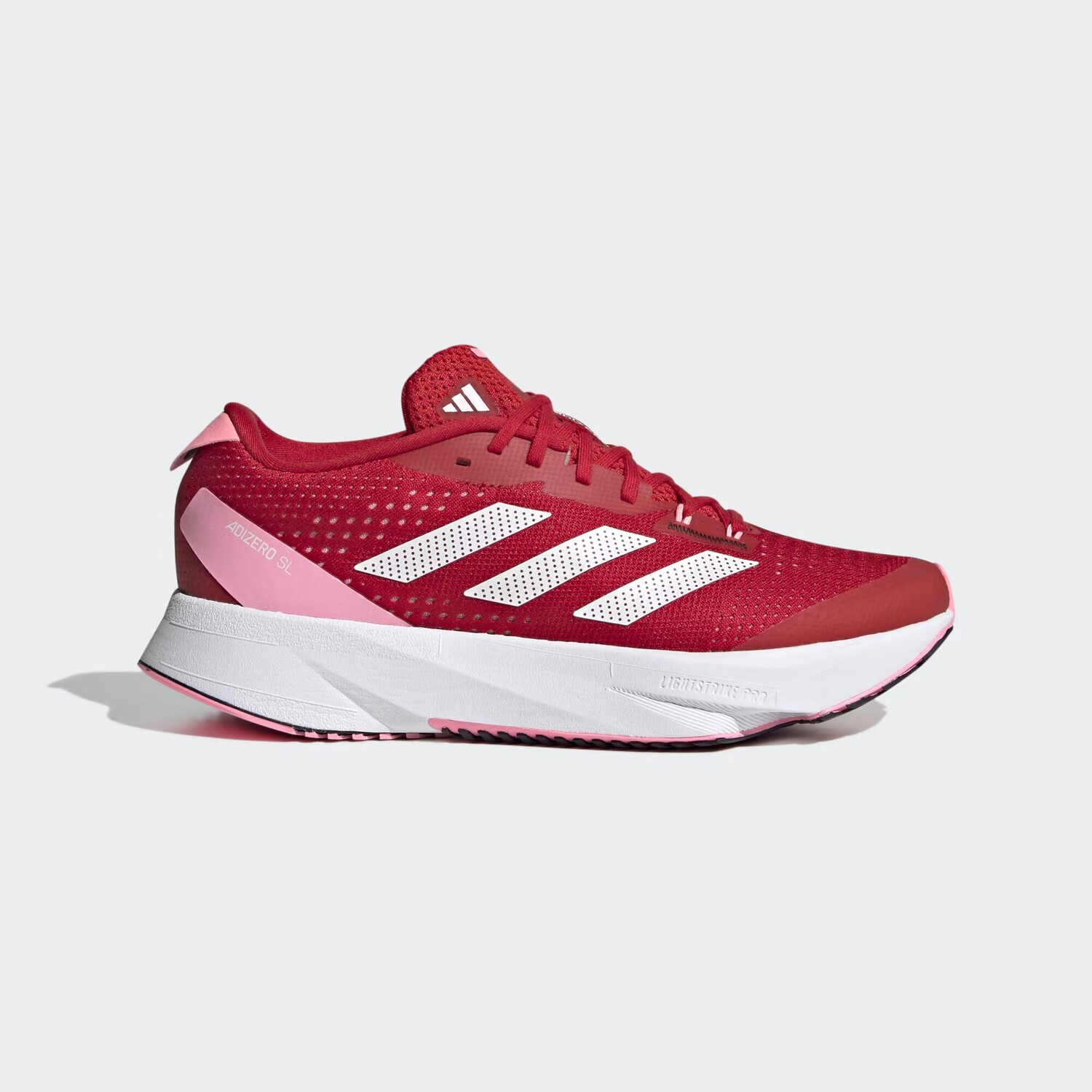 

Кроссовки Adizero SL Adidas, цвет Better Scarlet/Cloud White/Beam Pink