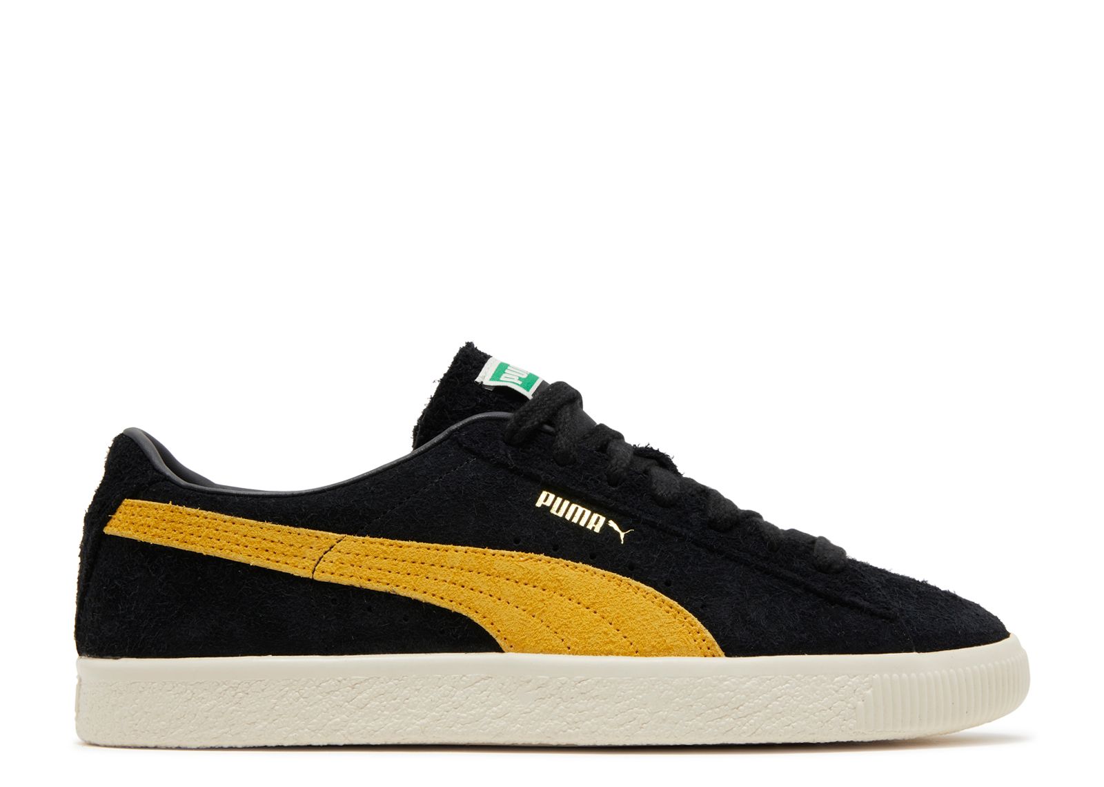 

Кроссовки Puma Suede Vintage 'Hairy Suede - Black Mustard Seed', черный