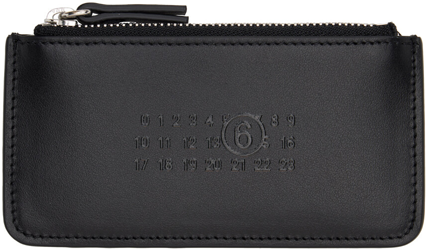 

Черная визитница с тиснением MM6 Maison Margiela