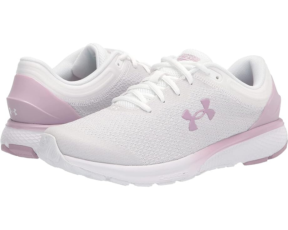 

Кроссовки Under Armour Charged Escape 3 Big Logo, цвет White/Mauve Pink