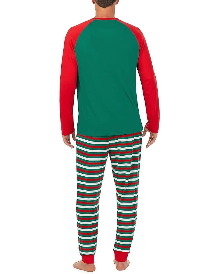 Пижамный комплект Pajamarama Elf Long PJ Set, цвет Holiday Stripe